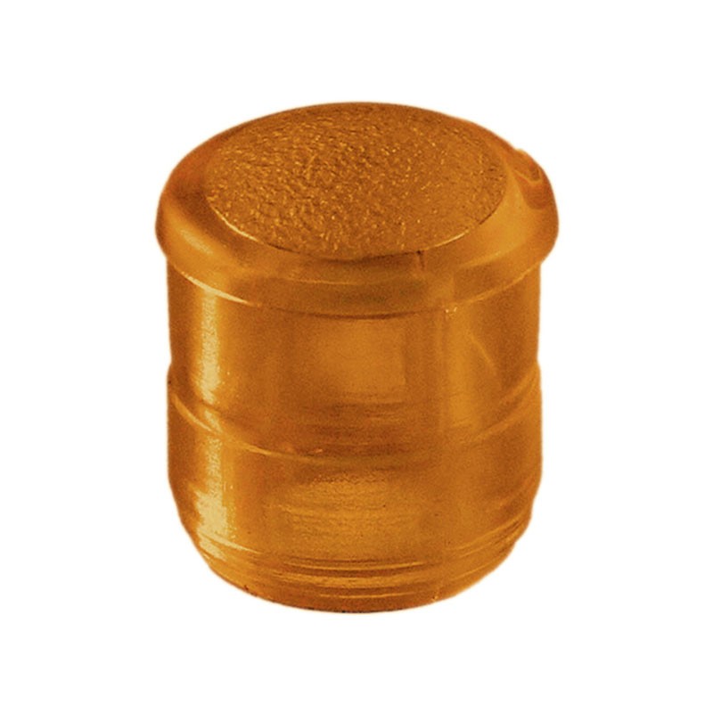 1 pcs : CMC_313_ATP - LENS AMBER PANEL MOUNT SNAP-IN