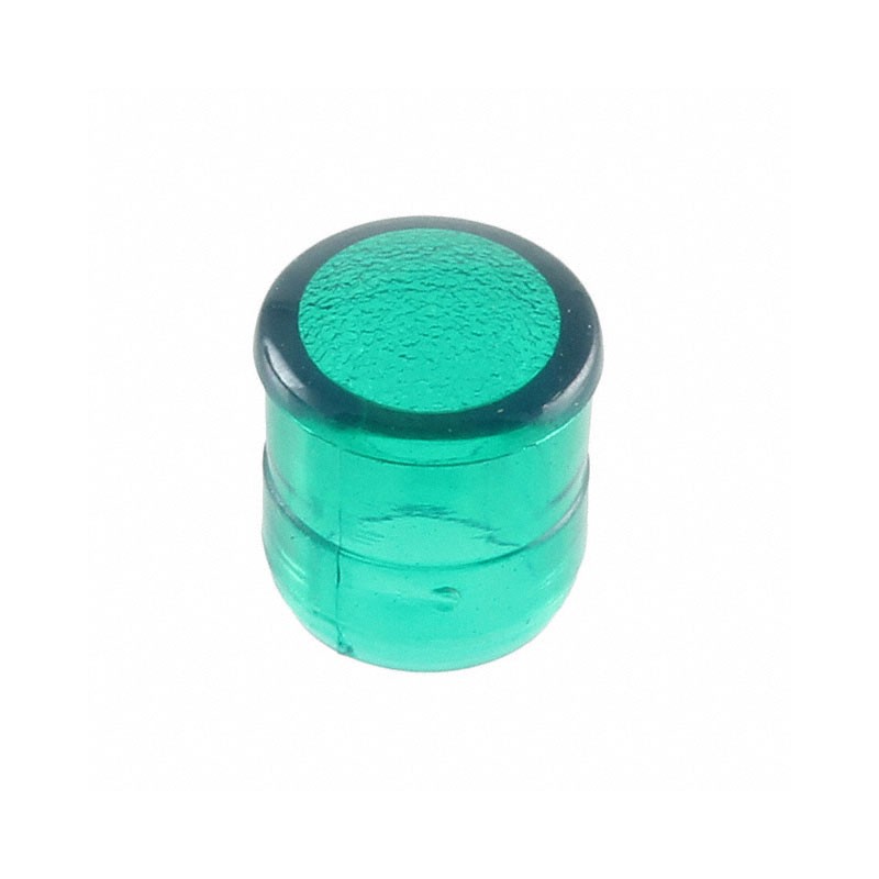 1 pcs : CMC_313_GTP - LENS GREEN PANEL MOUNT SNAP-IN