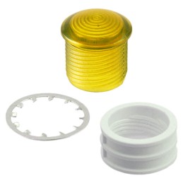 1 pcs : HMC_461_YTP - LENS YLW FRESNEL RING PANEL MNT