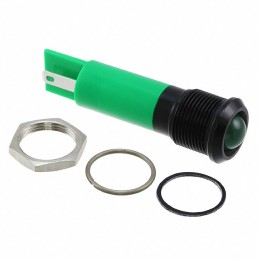 1 pcs : Q12P1BXXG12E - INDICATOR 12V 12MM PROMINENT GRN