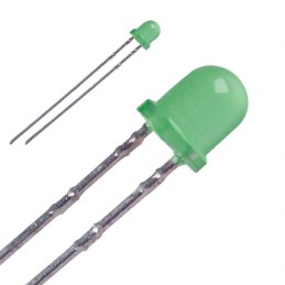 1 pcs : SLR-332MC3F - LED GREEN CLEAR T-1 T/H