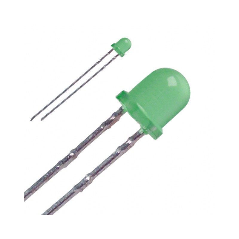 1 pcs : SLR-332MC3F - LED GREEN CLEAR T-1 T/H