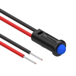 1 pcs : 12-00008 - LED PANEL IND BLUE SNAP-IN 6'