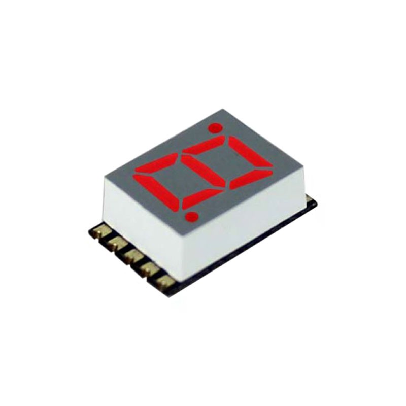 1 pcs : DSM7TA28101T - DISPLAY 7SEG 0.28' SGL RED 10SMD