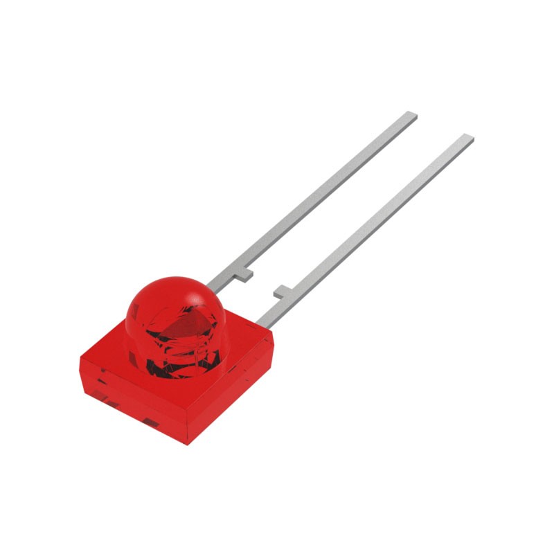 1 pcs : TLPH5600 - LED RED DIFF SIDE VIEW T/H R/A
