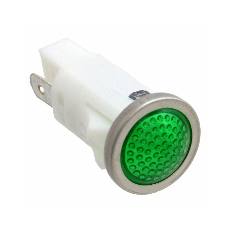 1 pcs : 1032QD5 - NEON IND GREEN 120V PC MNT QC