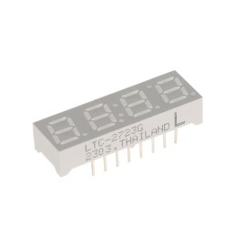 1 pcs : LTC-2723G - DISP 7SEG 0.28' QUAD GRN 16DIP