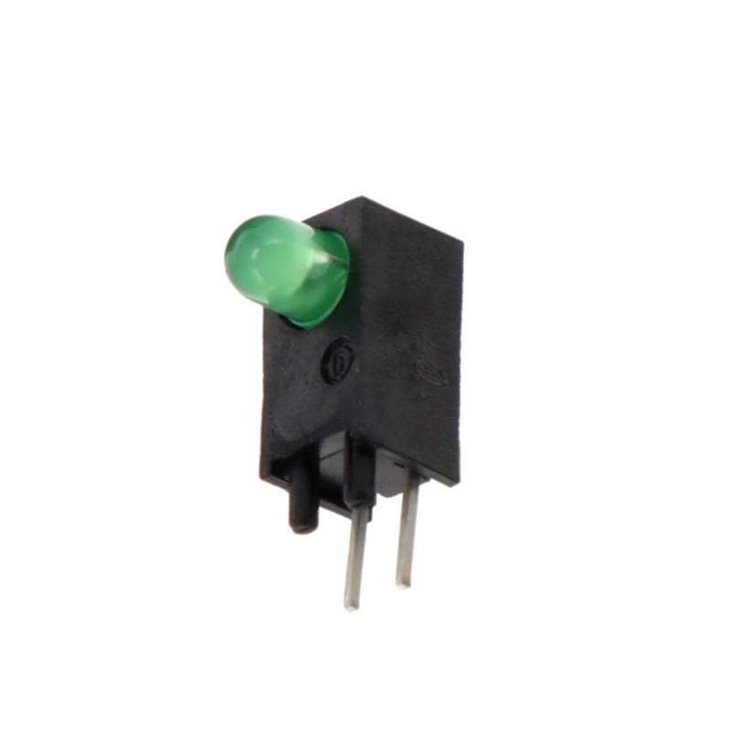 1 pcs : 5511303F - LED CBI 3MM GREEN LOW CURR RA