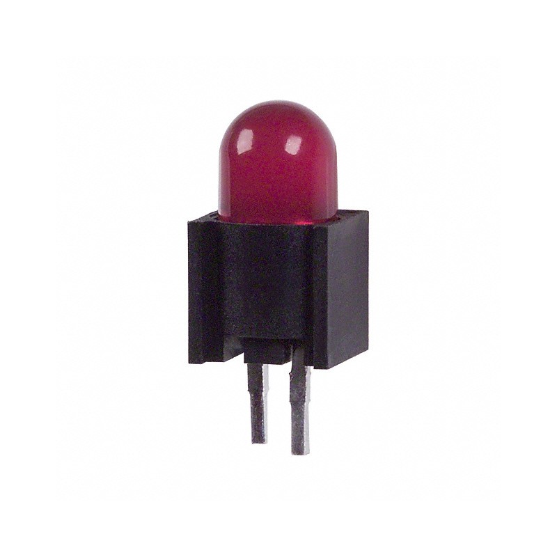 1 pcs : 5500504F - LED CBI 5MM RED TH PC MNT