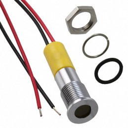 1 pcs : Q8F3CXXY12E - LED PM INDICATOR FLUSH YELLOW