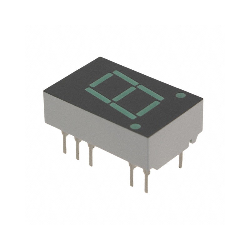 1 pcs : HDSP-4603 - DISPLAY 7SEG 0.43' SGL GRN 14DIP