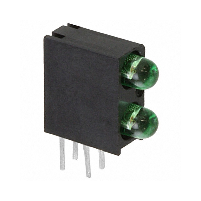 1 pcs : 5532222F - LED CBI 3MM BI-LVL GRN RA