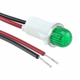 1 pcs : 1053A5 - INDICATOR NEON GREEN PANEL MNT