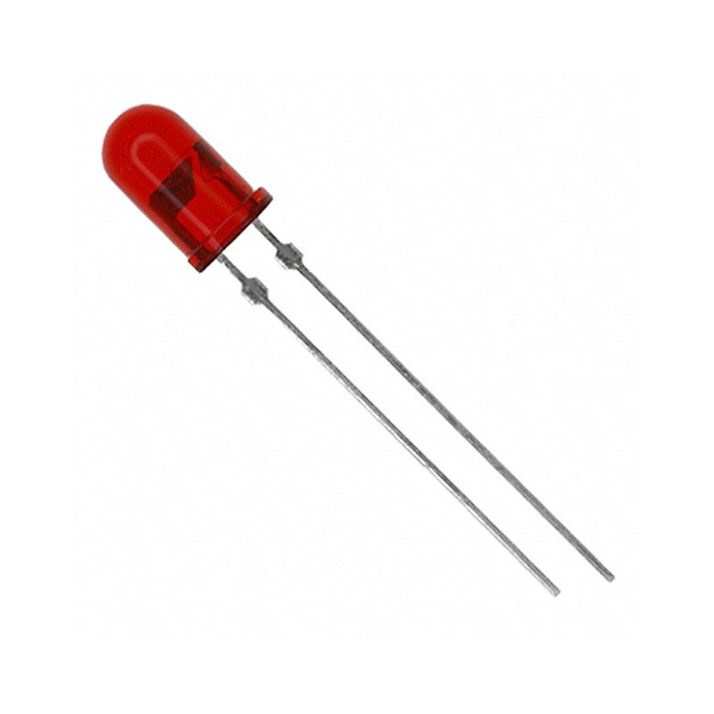 1 pcs : TLHR4900 - LED RED CLEAR T-1 T/H