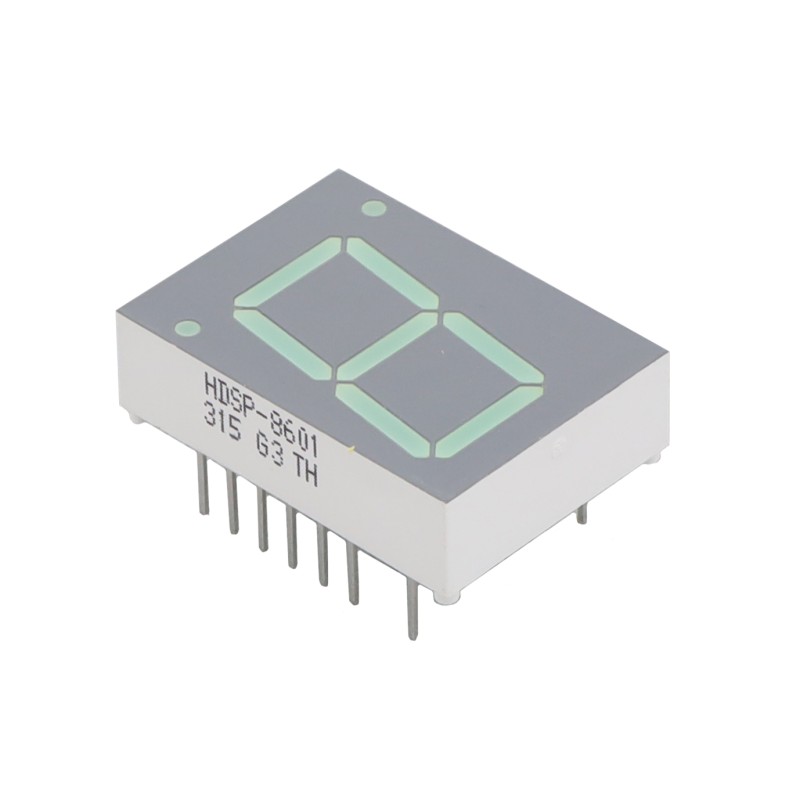 1 pcs : HDSP-8601-GH000 - S4,0.8IN,GRN,CA