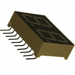 1 pcs : LDD-N512RI-RA - DISP 7SEG 0.56' DBL GRN 10SIP RA