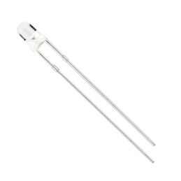 1 pcs : LTH3MM12VFR4400 - LED WHITE CLEAR T-1 T/H