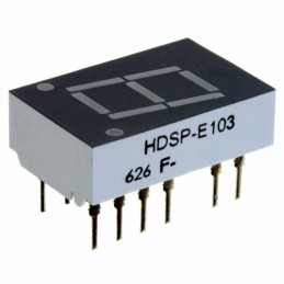 1 pcs : HDSP-E103 - DISPLAY 7SEG 0.43' SGL RED 14DIP