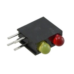 1 pcs : 5530113F - LED CBI 3MM BI-LVL RED/YLW RA