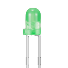 1 pcs : XLVG34D - LED GREEN DIFFUSED RADIAL T/H