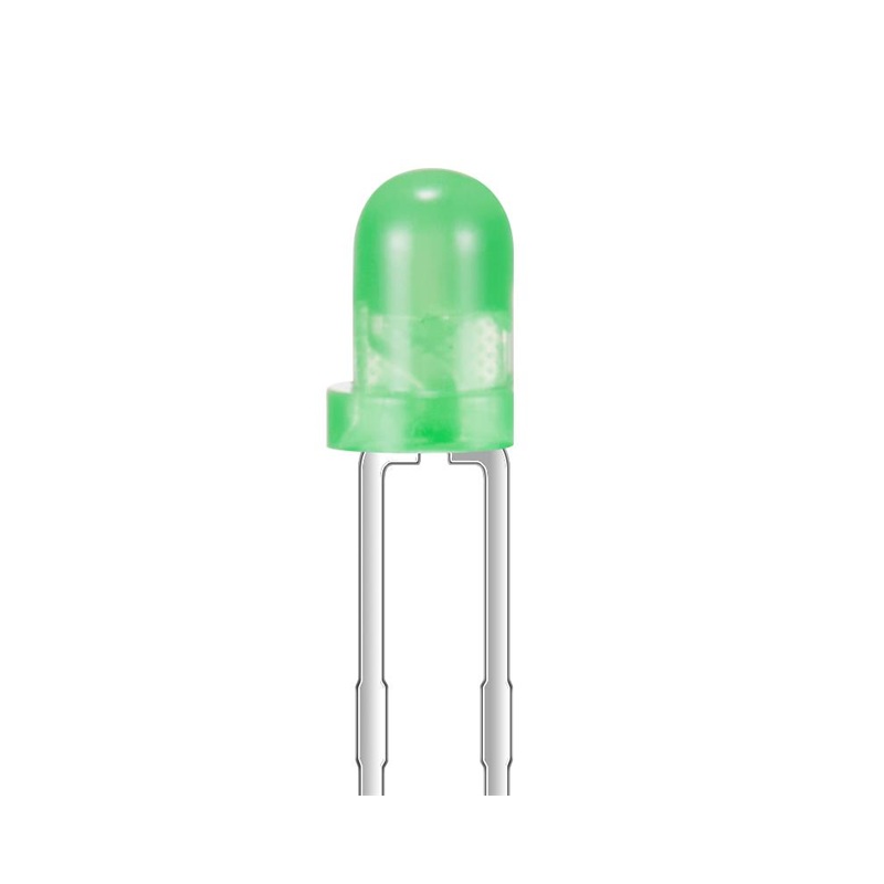 1 pcs : XLVG34D - LED GREEN DIFFUSED RADIAL T/H