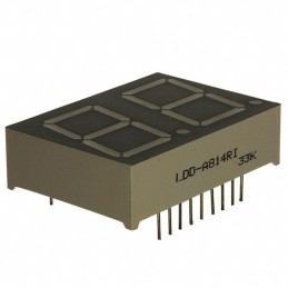 1 pcs : LDD-A814RI - DISPLAY 7-SEG 0.8' DBL RED 18DIP