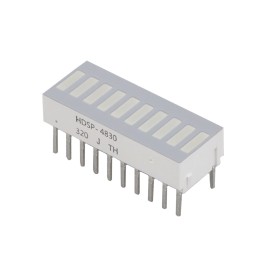 1 pcs : HDSP-4830-JK000 - LED CBI 5.08X1.52MM 10SEG R VERT