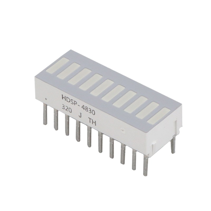 1 pcs : HDSP-4830-JK000 - LED CBI 5.08X1.52MM 10SEG R VERT