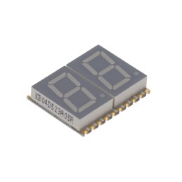 1 pcs : ACDA04-41SURKWA-F01 - DISPLAY 7-SEG 0.4' DBL RED 20SMD