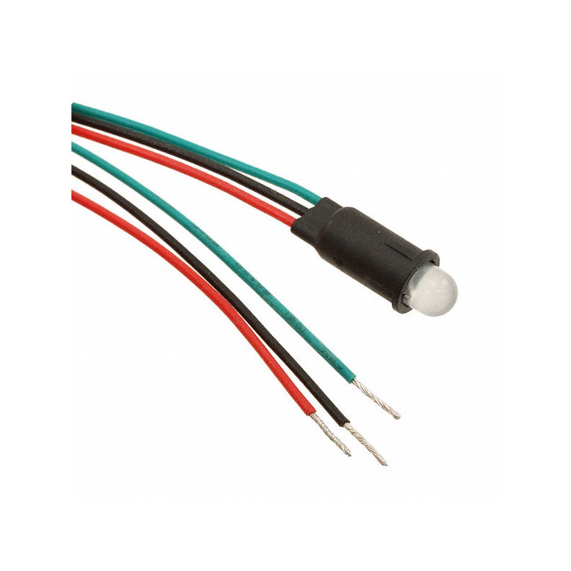 1 pcs : PM53-BCW6.0 - PNL MNT GREEN, RED W/WIRE 6'
