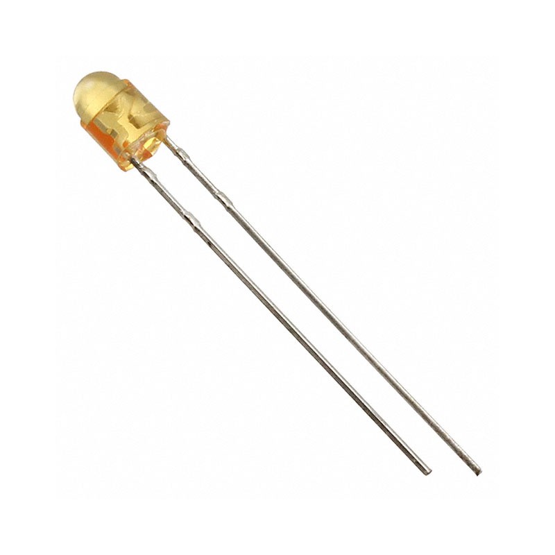 1 pcs : SLR-343DC3F - LED ORANGE CLEAR T/H