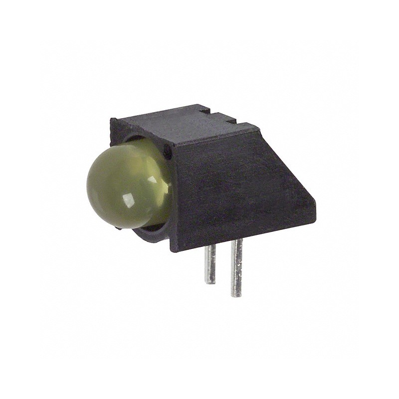 1 pcs : 5500307F - LED CBI 5MM YELLOW RA PC MNT