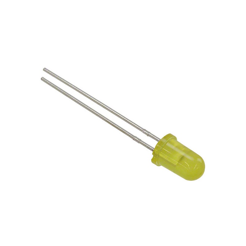 1 pcs : 5219248F - LED YELLOW DIFFUSED T-1 3/4 T/H