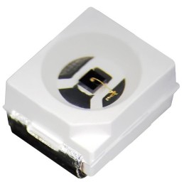 1 pcs : T1691UD--20C000912U1930 - LED ORANGE CLEAR 2PLCC SMD