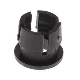 1 pcs : C-101 - LED HOLDER PNL CLIP 3MM BK NYL