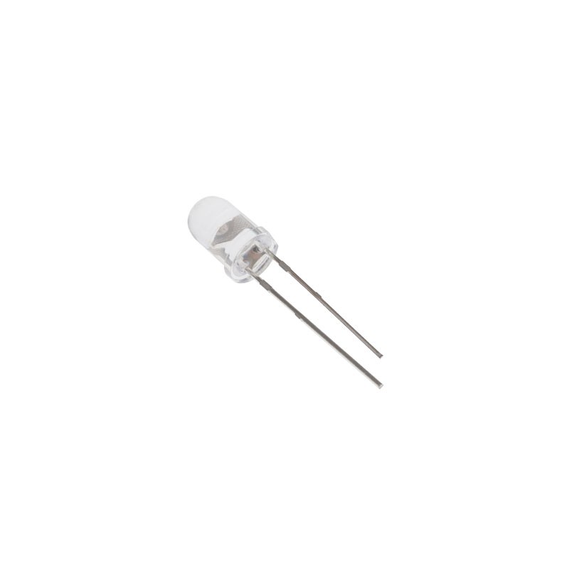 1 pcs : 334-15/T1C3-2TVA - LED WHITE CLEAR 5MM ROUND T/H