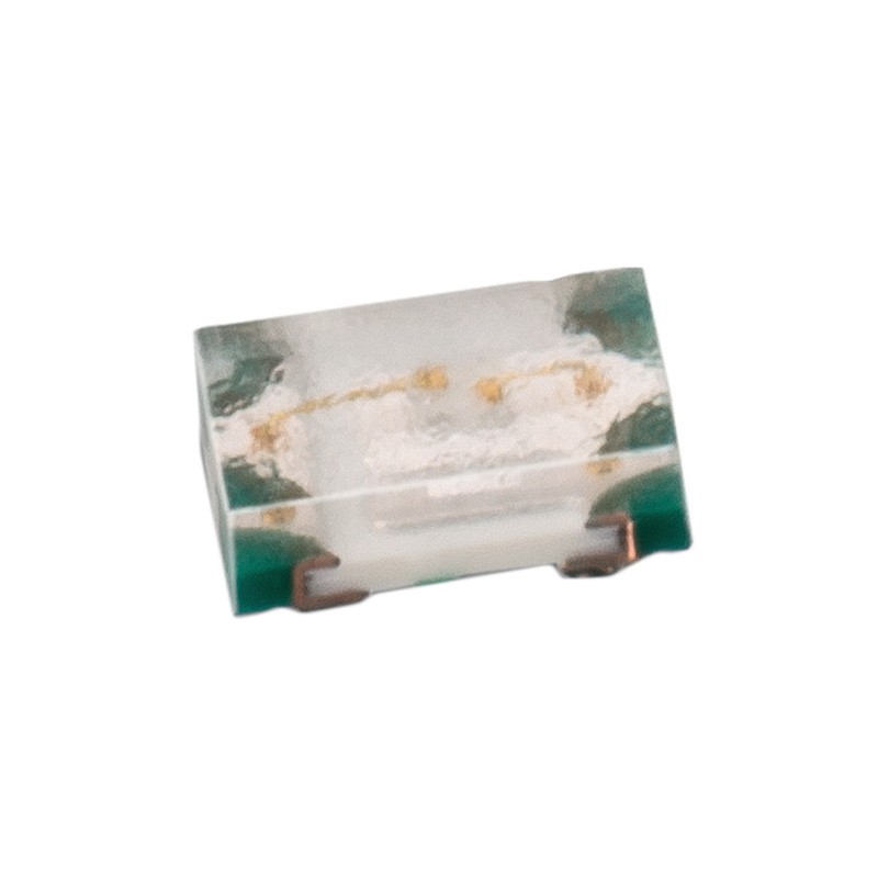 1 pcs : 150040GS73220 - LED GREEN CLEAR 0402 SMD