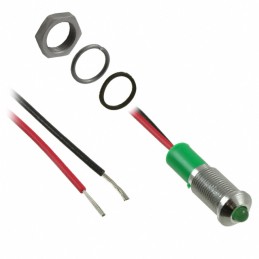1 pcs : Q6P3CXXG24E - LED PANEL MOUNT INDICATOR GRN
