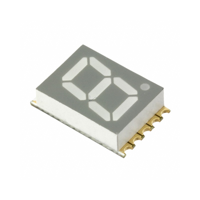 1 pcs : VDMR10C0 - DISPLAY 7SEG 0.39' SGL RED 10SMD