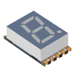 1 pcs : XZFVG07A - DISPLAY 7SEG 0.3' SGL GRN 10SMD