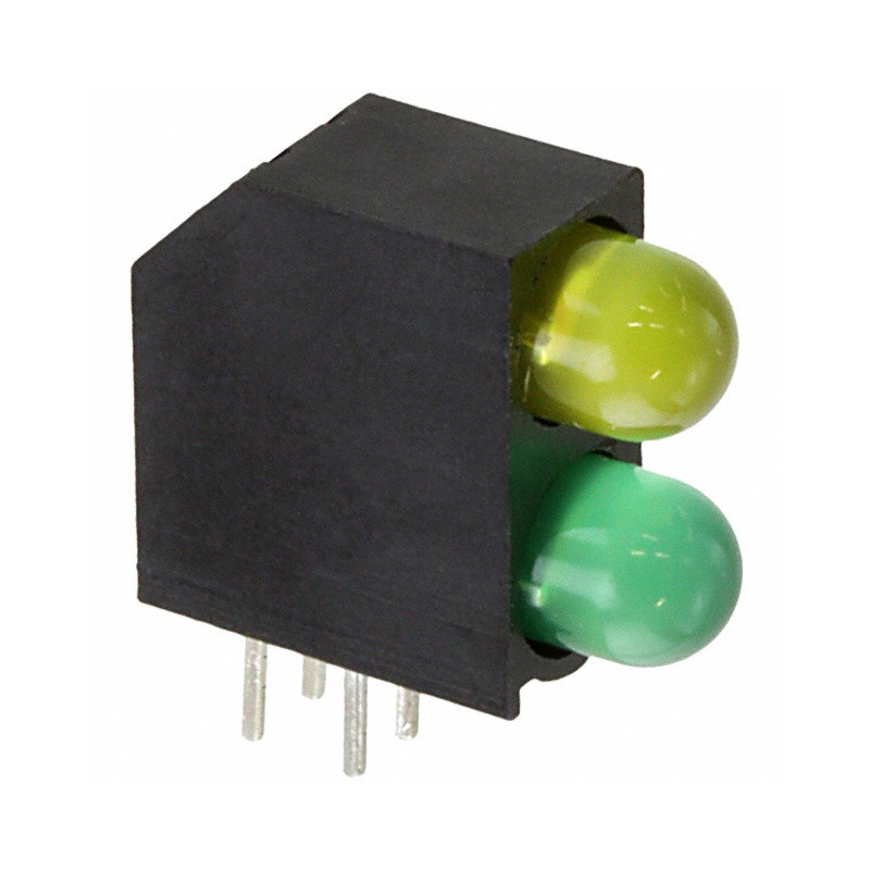 1 pcs : 5520232F - LED CBI 5MM BI-LVL GRN/YLW RA