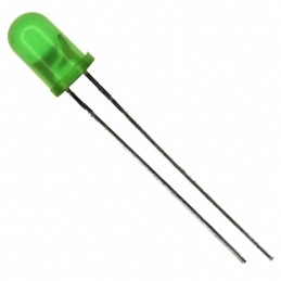 1 pcs : SSL-LX5093GD-12V - LED GREEN DIFFUSED T-1 3/4 T/H