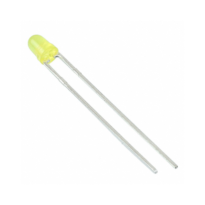 1 pcs : WP710A10SYD - LED YELLOW DIFFUSED T-1 T/H