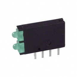 1 pcs : 5710122F - LED CBI 2MM BI-LVL GREEN DIFF RA