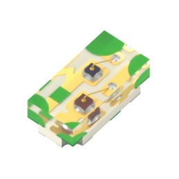 1 pcs : APHB1608LG3R2C-AMT - LED GREEN/RED CLEAR 0603 SMD