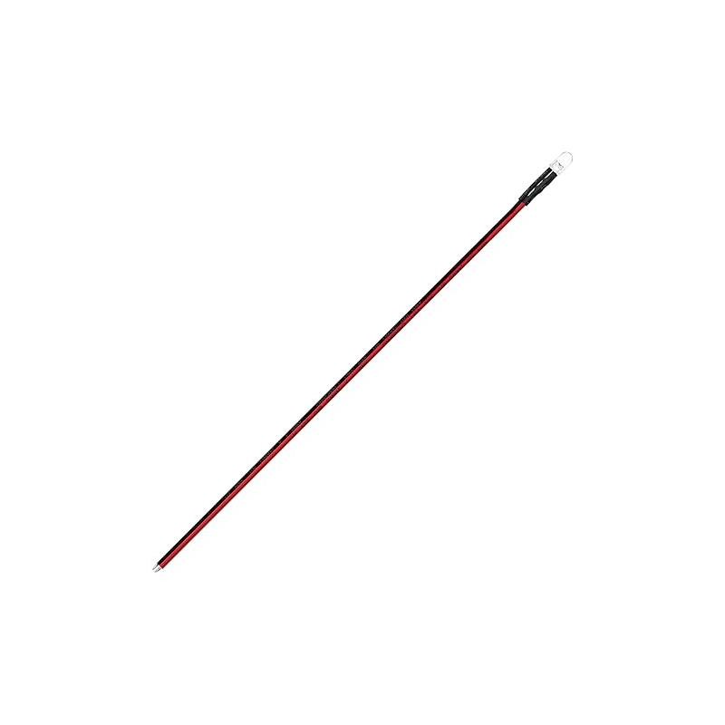 10 pcs : WLED5C12RED - PREWIRED LED RED CLEAR 5MM 12V