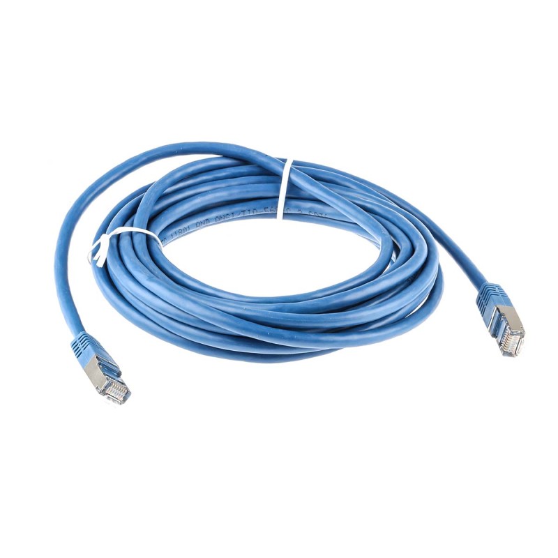 1 pcs - RS PRO Cat6 Male RJ45 to Male RJ45 Ethernet Cable, S/FTP, Blue PVC Sheath, 5m