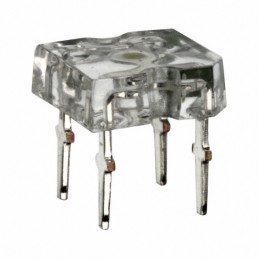 1 pcs : R20WHT-F-0160 - LED COOL WHITE CLEAR T/H