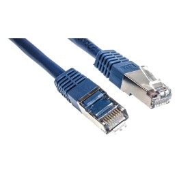 1 pcs - RS PRO Cat6 Male RJ45 to Male RJ45 Ethernet Cable, S/FTP, Blue PVC Sheath, 5m