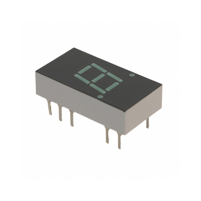 1 pcs : HDSP-3601 - DISPLAY 7SEG 0.3' SGL GRN 14DIP